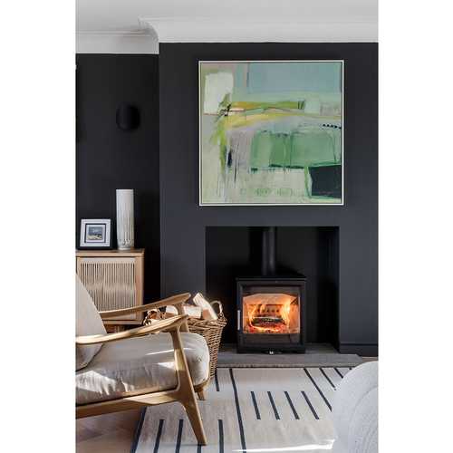 This beautiful piece, 'Field and Footsteps' by @camillaclarkart was bought at the end of the project for this family living room. We love how the colours pop against the @farrowandball Off-Black walls. It came from @silsoncontemporary where all the art is displayed in a real home. If you're in Harrogate, we would highly recommend popping in.
#artandinteriordesign #cosylivingrooms #robcarch