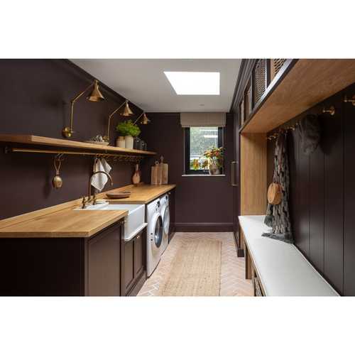 Here’s a shot of a ‘Bootility Room’ we completed last year (yes, that’s a boot room and utility room in one!) If you’re designing your own, here are a few thoughts for you:
If you’re tight on space, stack your washing machine and dryer or create extra storage beneath a bench seat.
If space isn’t an issue, locate your washing machine and dryer at eye level with pull-out shelves beneath for your laundry basket. No more bending down!
Add an electric airer for super-speedy drying. Have a look at @foxydry
Install some pull-down drying racks for woolly jumpers that prefer to dry flat.
Consider a ‘magic cupboard’ aka a steam clothing care system. It’s basically a cupboard where you put your dirty, creased clothes and they come out ready to wear. Yes please! LG do one called the LG Styler, if you’re interested @lg_styler
#spacesavingsolutions
#bootilityroomideas
#nomorebendingdown
#foxydry
#magiccupboard
#LGstyler
#hitchcockspiersdesign
#liftingthelid