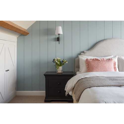 "HS began with a critique of our architect’s plans. They challenged us on how we use our home now and how our needs might change as the children grow older. We are so glad that they did. Without their input, we would no doubt have made decisions that we would later come to regret".
This bedroom was on the original architect's plans as a cinema room. We're so glad that they allowed us to play with those first layouts. Imagine waking up to that view each morning 🙌